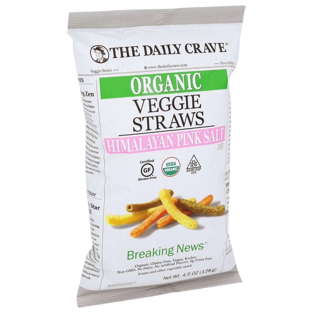 301350 4.5 oz Organic Veggie Straw with Himalayan Pink Salt Chips