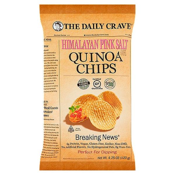 328298 4.25 oz Salt Himalayan Pink Salt Quinoa Chips