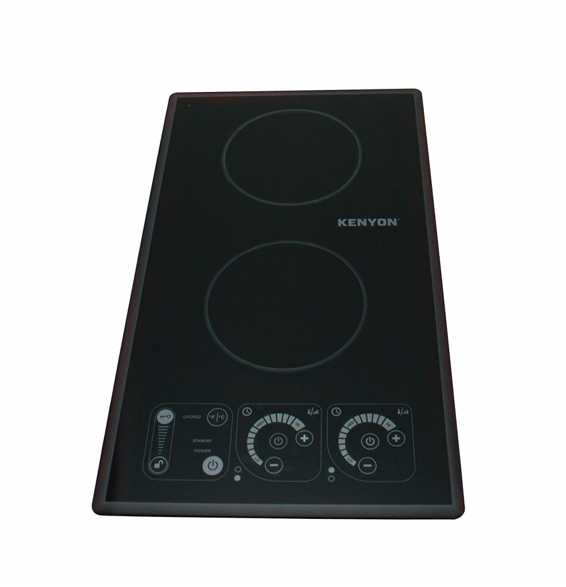 Picture of Kenyon B81321 21 in. 120V Silken Portrait Electric Induction Cooktop with 2 Burner&#44; Black