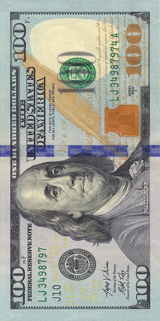 Picture of Ben Kaufman Sales 106028 30 x 60 in. 100 Dollar Bill Towel&#44; Multi Color - Pack of 12