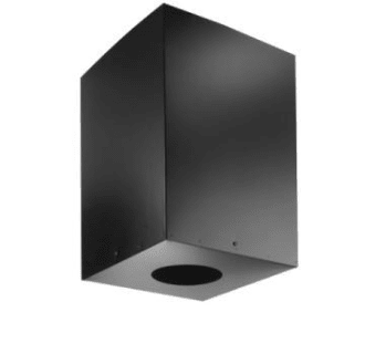 Picture of DuraVent 3PVL-CS 3 in. I.D Pellet Vent Type L Multi-fuel Chimney Pipe - Double Wall - 14 in. Catherdral Ceiling Support Box