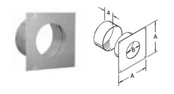 46DVA-WTU 4 x 6 in. DirectVent Pro Universal Wall Thimble