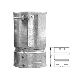 4DFA-FA 4 in. I.D DuraFlex AL Flexible Liner Type B Gas Vent Pipe - Double Wall - 6 in. Female Flex Adapter