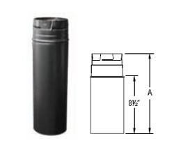 4PVP-48AB 4 x 48 in. PelletVent Pro Pipe Extension - Black