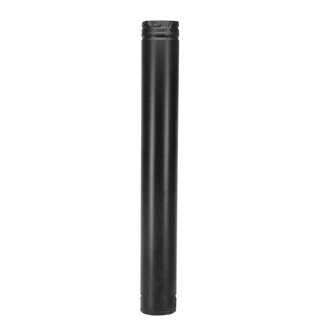 Picture of Dura Vent 4PVP-48B 4 in. Dia. x 48 in. Length Pellet Vent Pro Pipe, Black