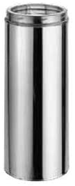 6DT-24CF 6 x 24 in. DuraTech Chimney Pipe, Galvanized