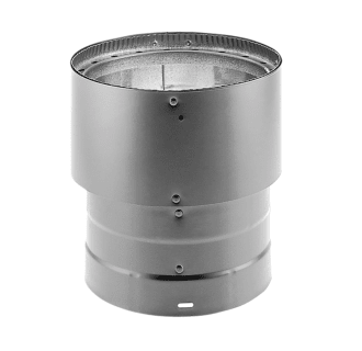 6DVL-X7 7 in. I.D DVL Stove Pipe - Double Wall - 6 to 7 in. Increaser
