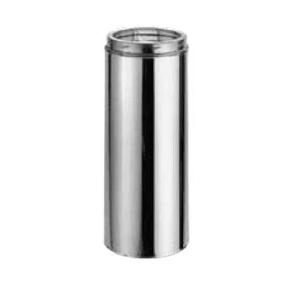 Picture of DuraVent 7DT-09SS 7 in. I.D DuraTech Class A Chimney Pipe - Double Wall - 9 in. Pipe - Stainless Steel