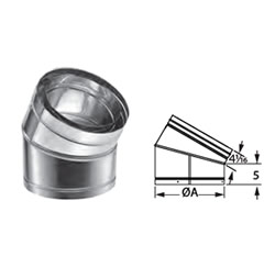 10DCA-E30 10 in. DuraChimney II 30 deg Elbow