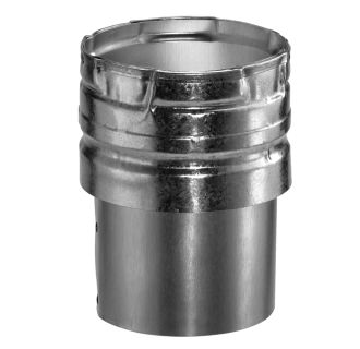Picture of DuraVent 10GVC 10 in. I.D Type B Round Gas Vent Pipe - Double Wall - 7.375 in. Draft Hood Connector