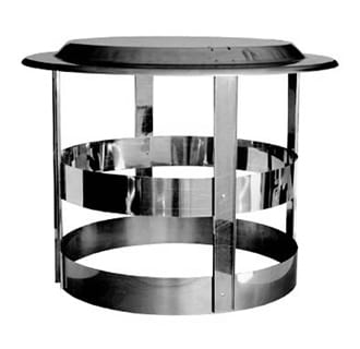 14DT-VC1 14 in. I.D DuraTech Class A Chimney Pipe - Double Wall - Chimney Cap