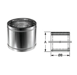 16DCA-36 16 x 36 in. Length DuraChimney II Chimney Pipe