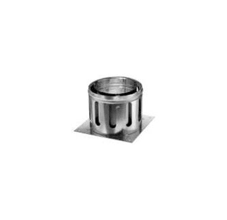 16DCA-AP 16 in. I.D DuraChimney II Class A Chimney Pipe - Double Wall - 21 x 21 in. Anchor Plate