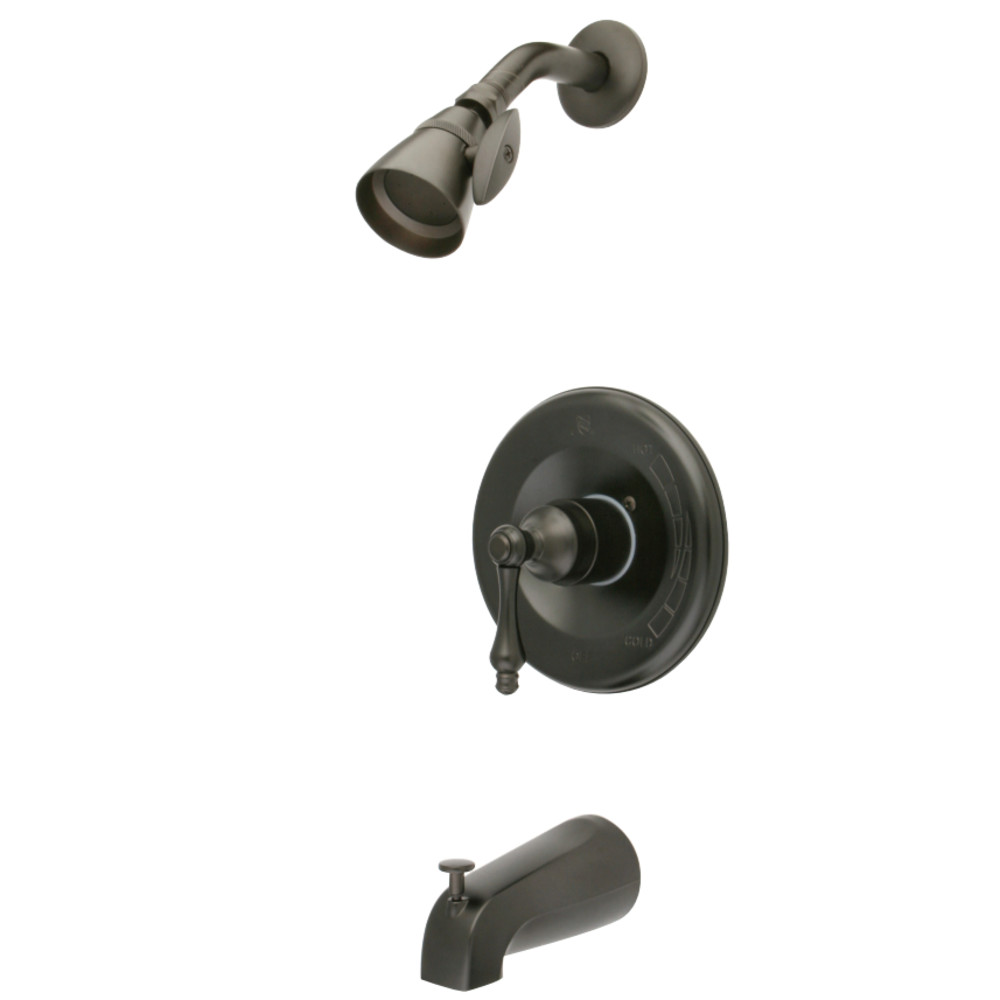 Tub & Shower Faucet with Single Lever Handle, Oil Rubbed Bronze