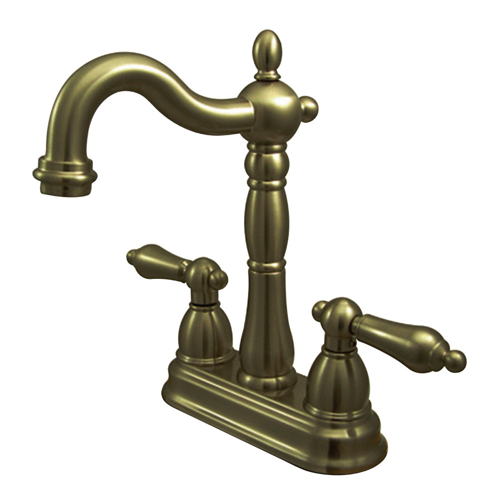 Bar Faucet without Pop-Up Rod  Antique Brass