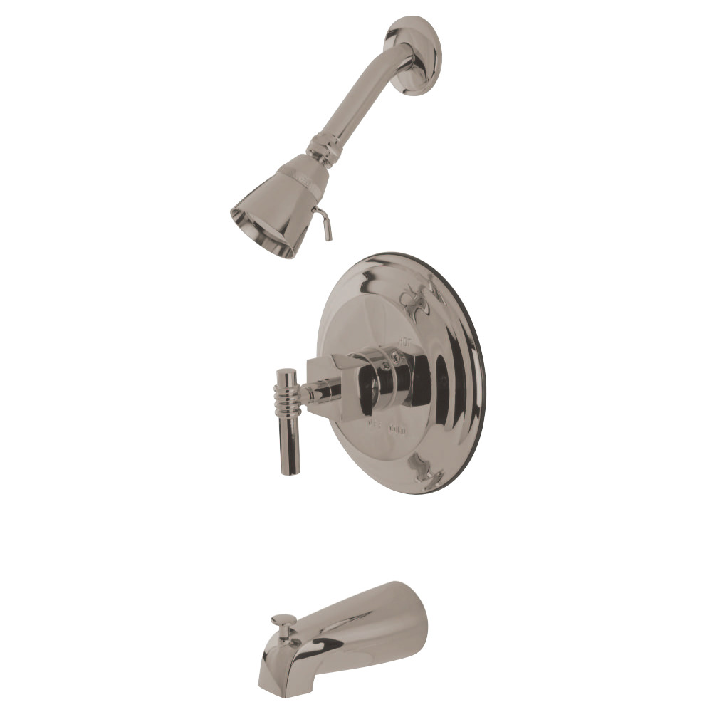 Tub & Shower Faucet Metal Handle - Satin Nickel