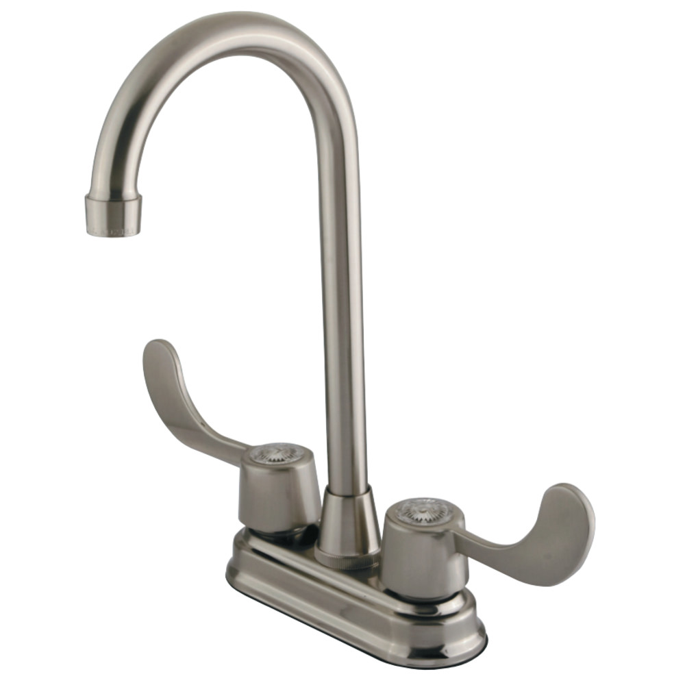 4 in. Centerset Bar Faucet Metal Handle - Satin Nickel