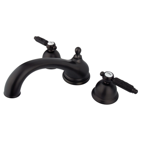 Roman Tub Filler with Handle - Oil Rubbed Bronze