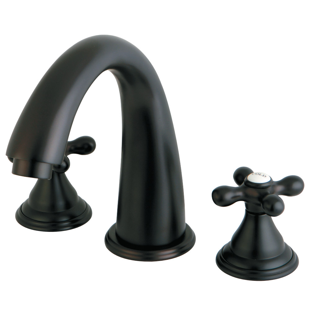 Roman Tub Filler with Handle Cross Handle Oil Rubbed Bronze