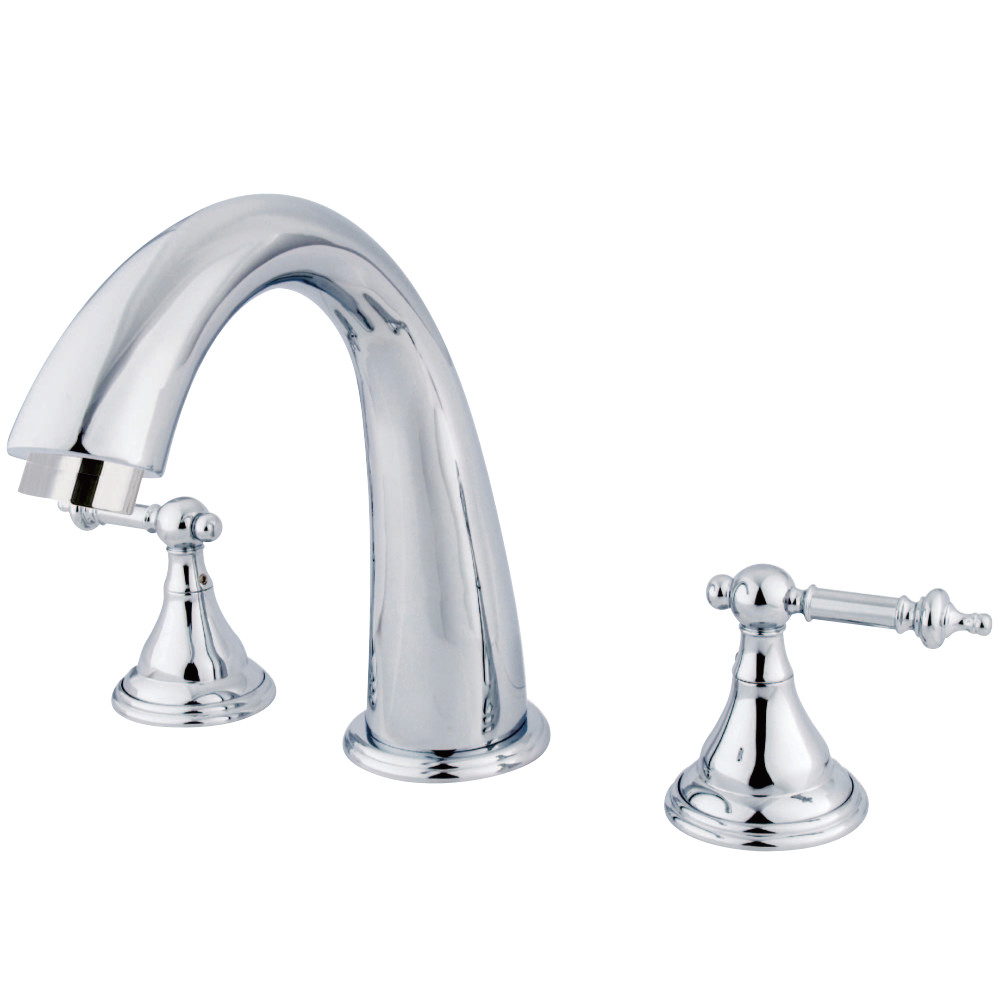 Roman Tub Filler with Handle, Chrome