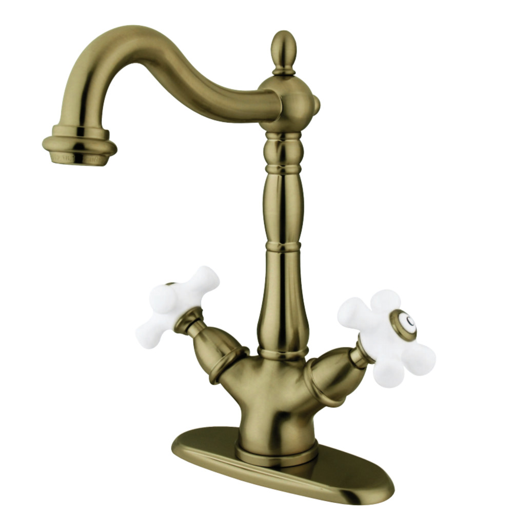 Picture of Kingston Brass KS1493PX Vessel Sink Faucet  Antique Brass