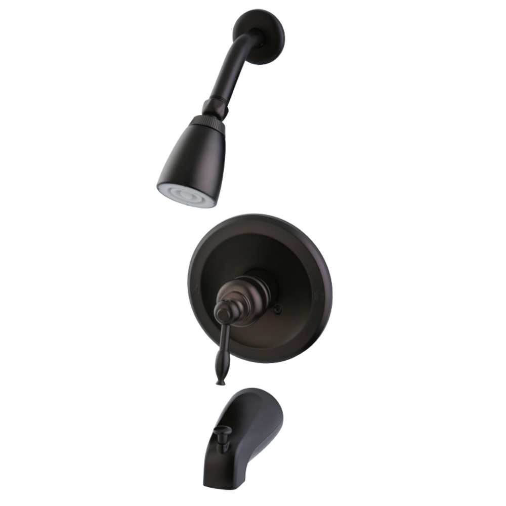 Single Lever Handle Tub & Shower Faucet, Oil Rubbed Bronze