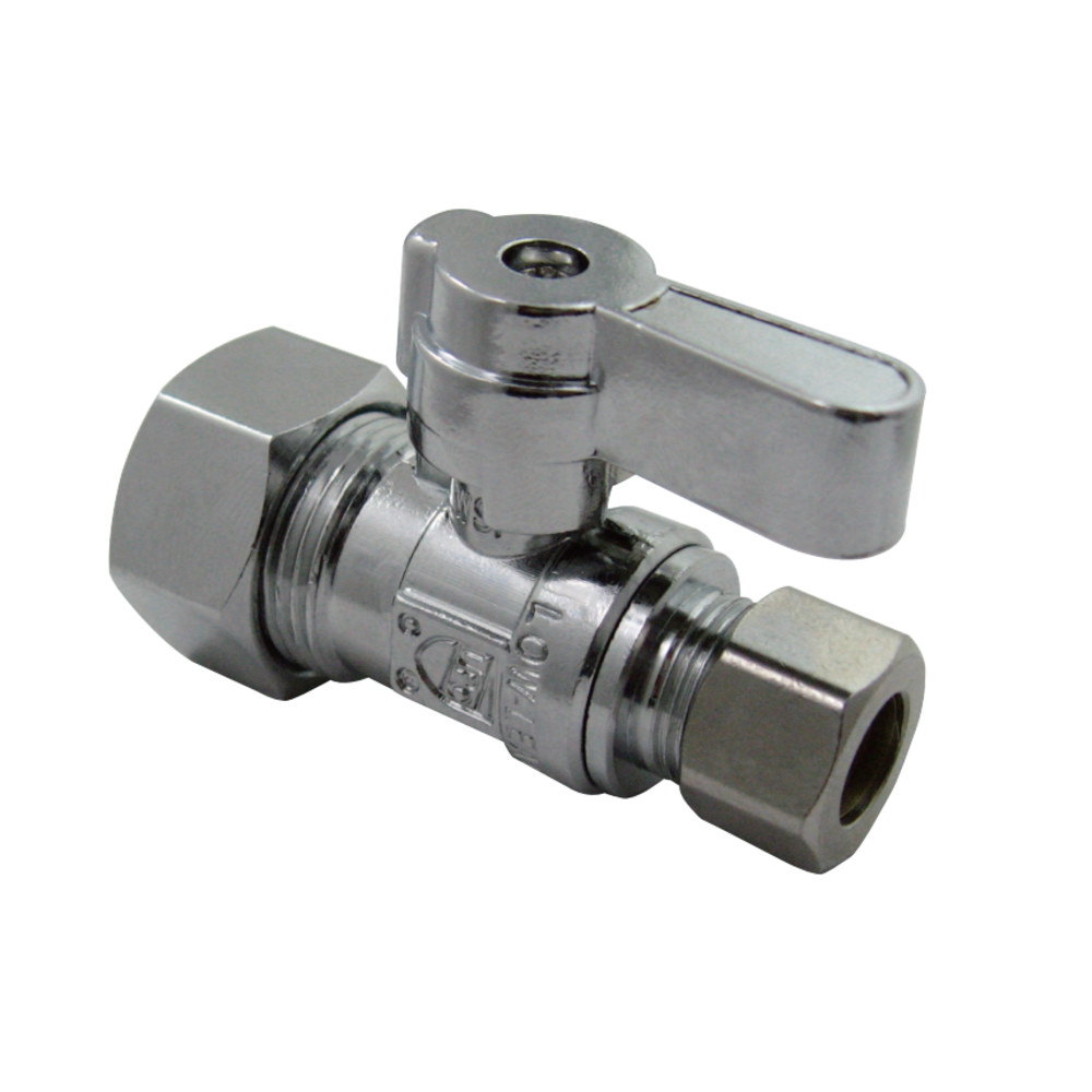 KF5335 0.63 x 0.38 in. Outer Diameter Compression Straight Shut Off Valve