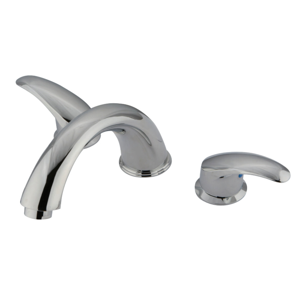 Roman Tub Filler with Lever Handle - Chrome