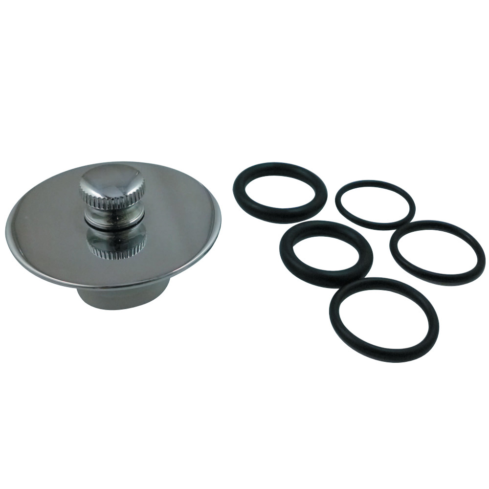 Universal Quick Cover Up Tub Stopper, Polished Chrome