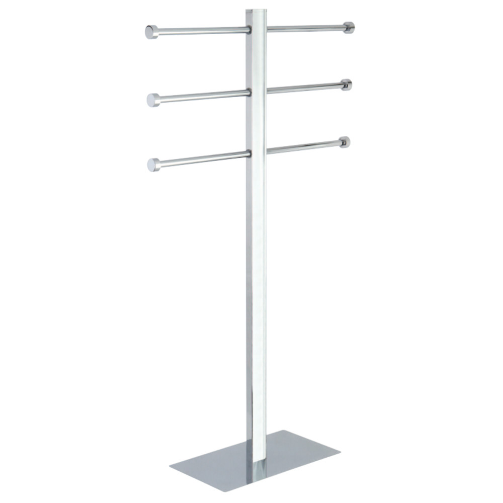 CCS6021 Stainless Steel Freestanding Towel Holder with Rectangular Base, Chrome
