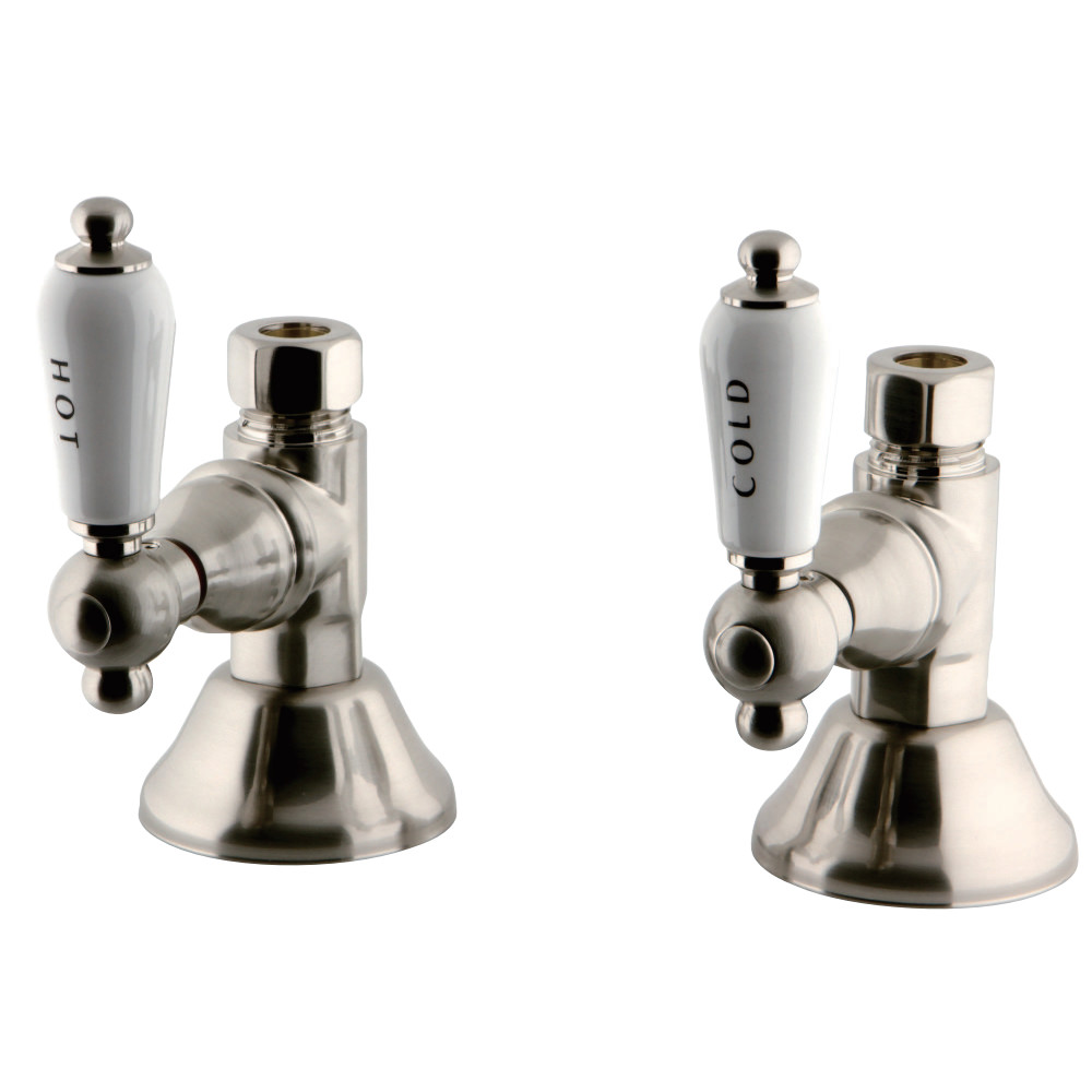 CCK44158PL Straight Stop Shut Off Valve, Satin Nickel
