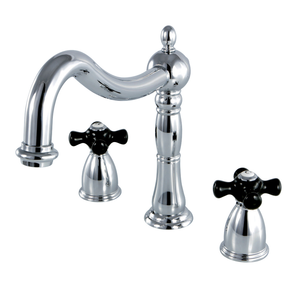 Roman Tub Filler with Cross Handle Cross Handle, Chrome