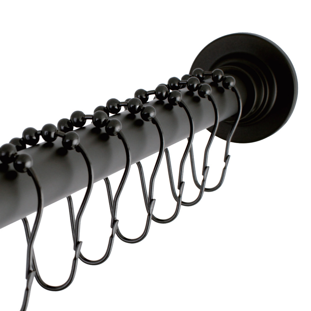 SCC3115 Adjustable Shower Rod & Shower Ring Set, Oil Rubbed Bronze