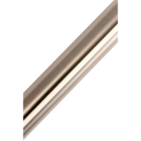 SR608 72 in. Edenscape Americana Adjustable Stainless Steel Tube for Shower Curtain Rod Use Only, Satin Nickel