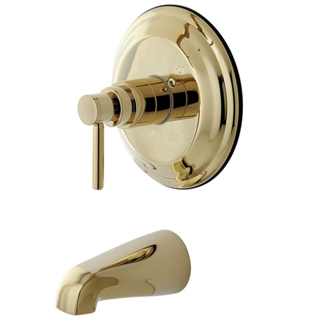 Concord Single Handle Tub & Shower - Polished Brass