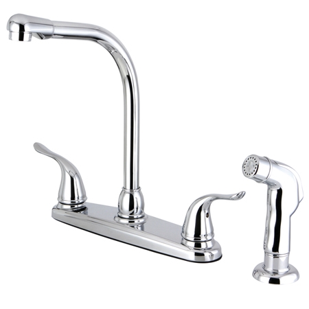FB2751YLSP 8 in. Yosemite Centerset Kitchen Faucet, Polished Chrome -  Kingston Brass
