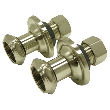 1.75 in. Aqua Eden Wall Union Extension - Satin Nickel