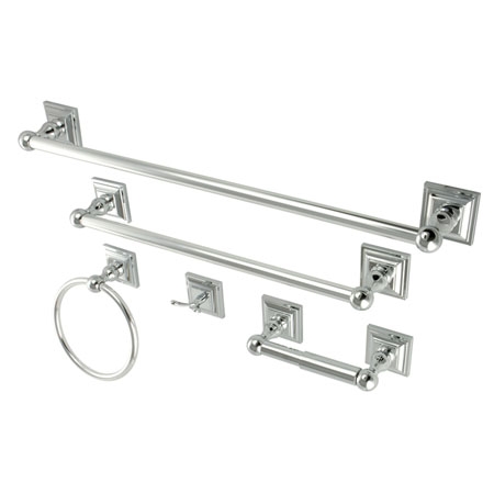 BAHK3212478C Bathroom Accessory Combo, Polished Chrome