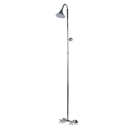 CCK2131 Vintage Wall Mount Shower Package, Polished Chrome