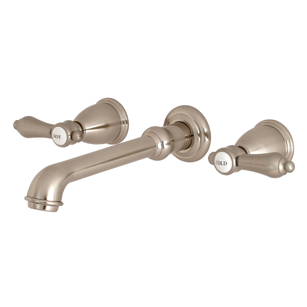 Heirloom Heirloom 2-Handle Wall Mount Roman Tub Faucet - Brushed Nickel -  FurnOrama, FU3548469