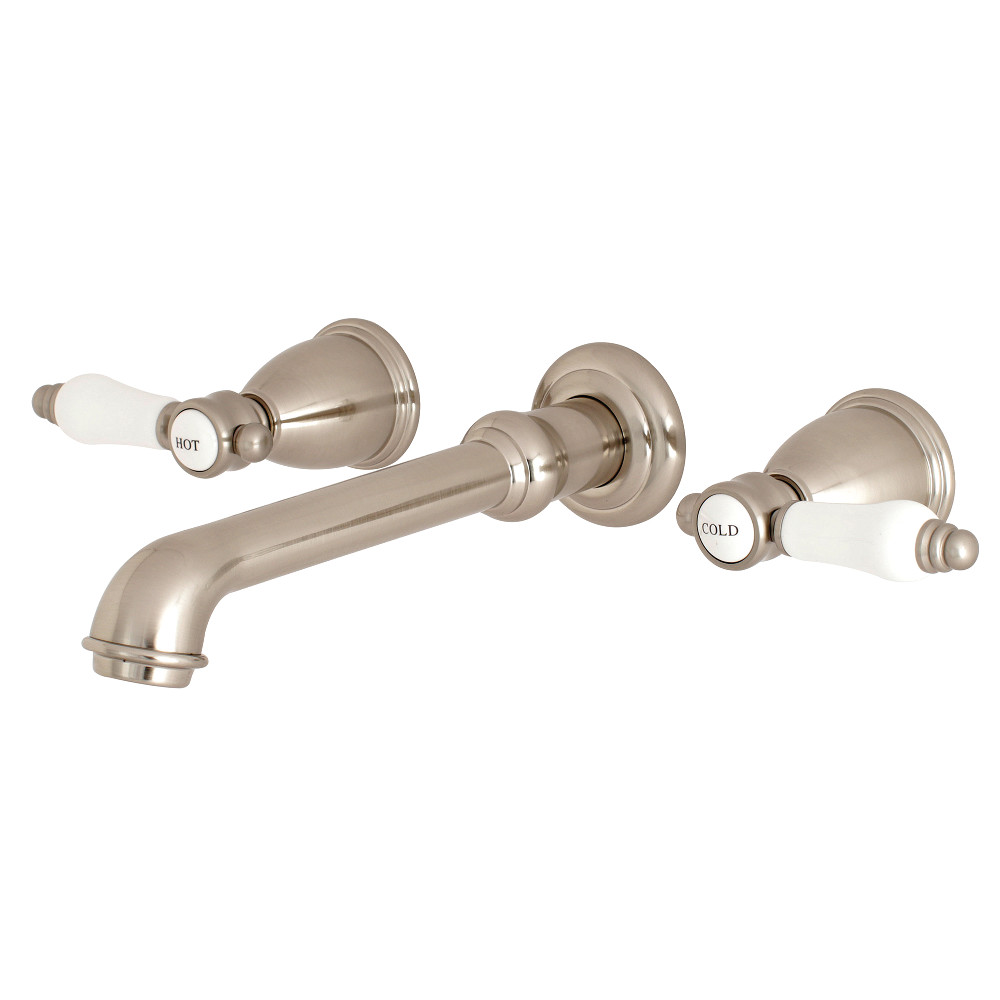 Bel-Air Bel-Air 2-Handle Wall Mount Roman Tub Faucet, Brushed Nickel -  FurnOrama, FU3009040