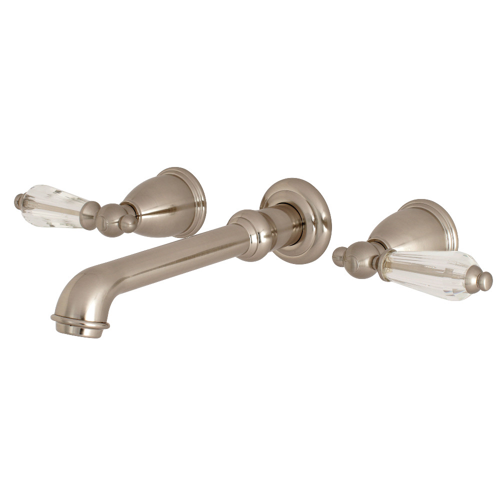 Wilshire Wilshire 2-Handle Wall Mount Roman Tub Faucet, Brushed Nickel -  FurnOrama, FU3012347