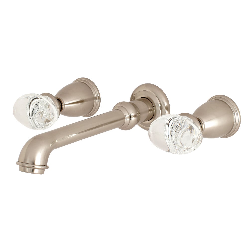 Krystal Onyx Krystal Onyx 2-Handle Wall Mount Roman Tub Faucet, Brushed Nickel -  FurnOrama, FU3021565