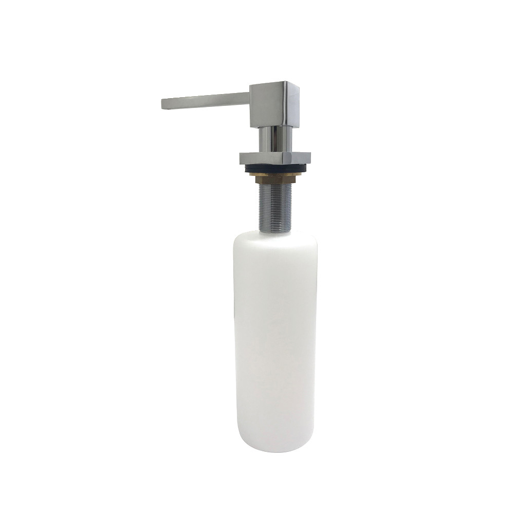 17 oz Claremont Soap Dispenser with Straight Nozzle, Polished Chrome
