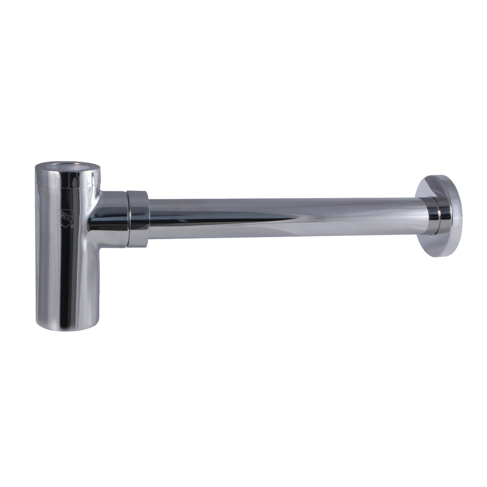 DD8106 Trimscape Bottle-Trap Brass Round Siphon, Polished Nickel