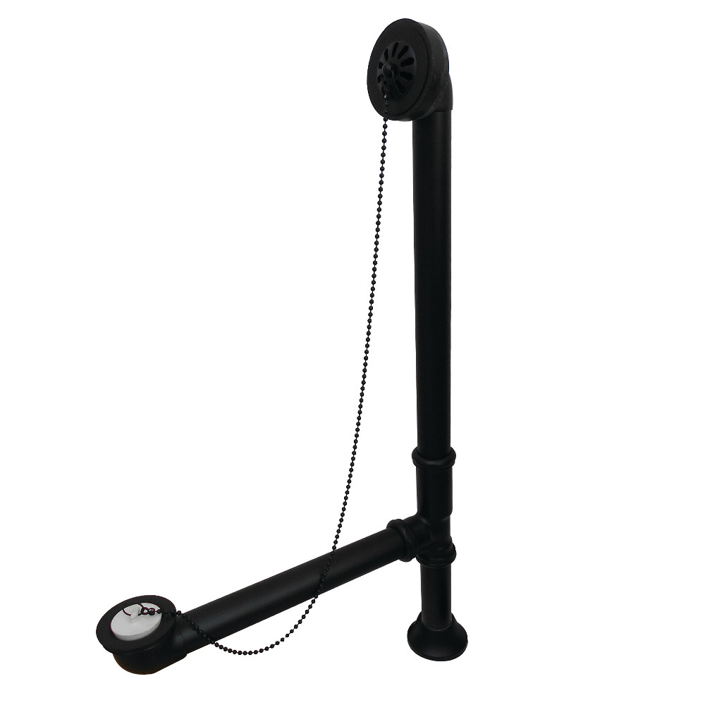 CC2090 Vintage Clawfoot Tub Drain, Matte Black