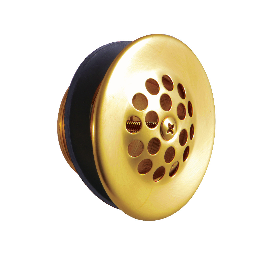 DTL207 Tub Drain Strainer and Grid  Brushed Brass