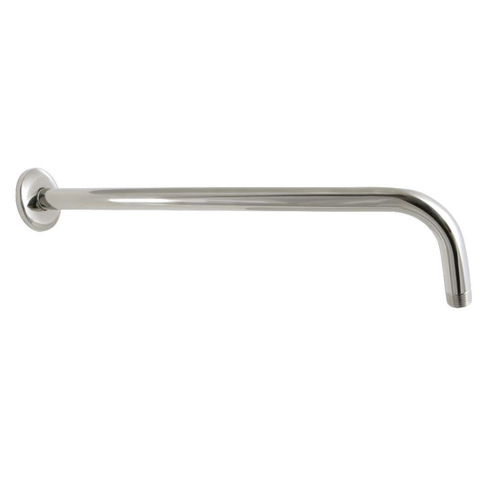 17 in. Claremont Rain Drop Shower Arm, Polished Nickel