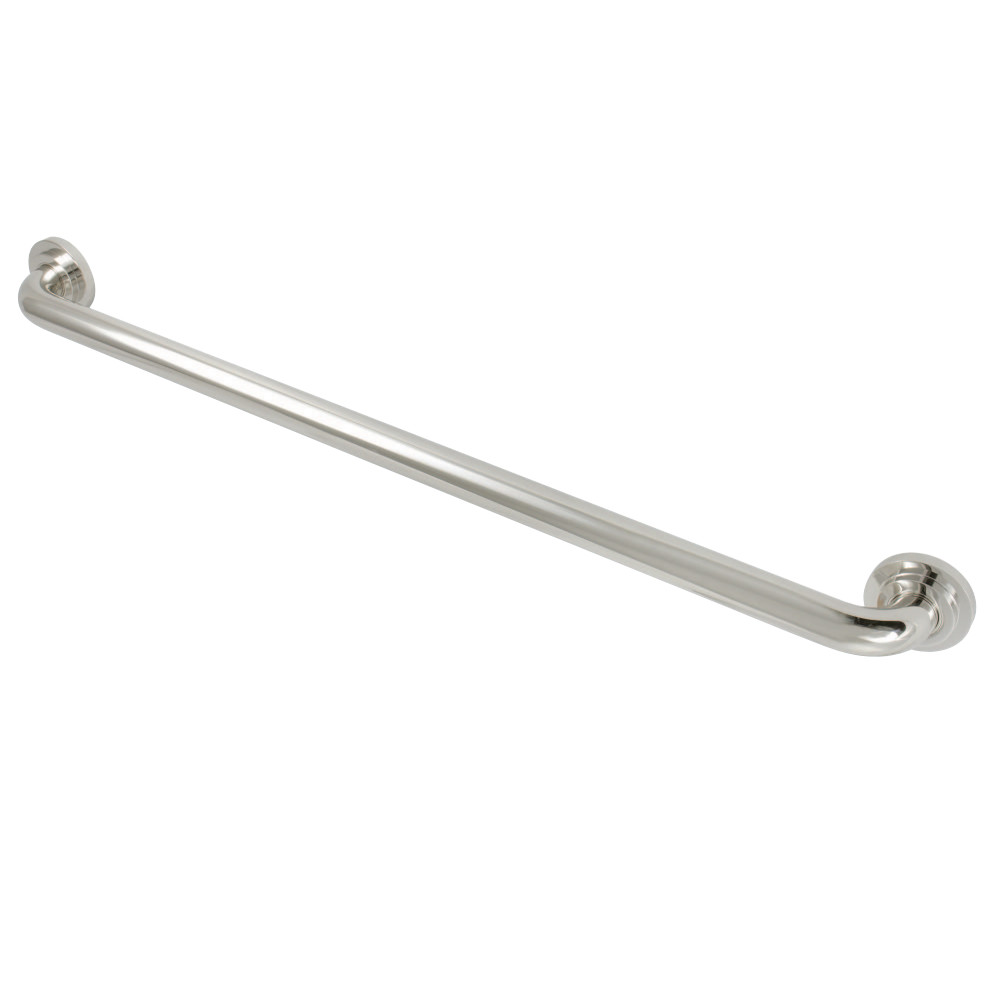 30 in. Manhattan Decorative Grab Bar, Polished Nickel