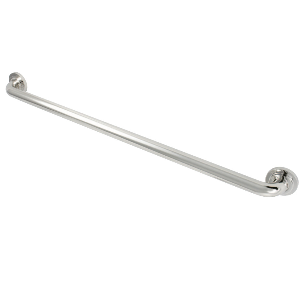 32 in. Manhattan Decorative Grab Bar, Polished Nickel